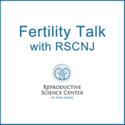 Logo for Fertility Talk podcast on Roe v. Wade | RSC New Jersey