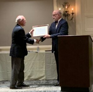 Dr. Ziegler receiving the APGO Award from Monmouth Medical Center | RSC New Jersey